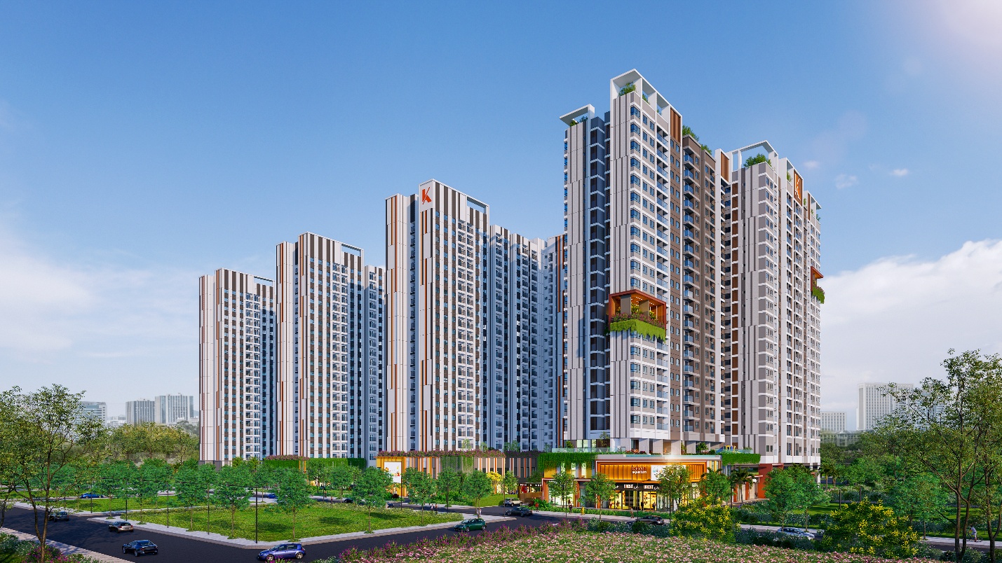 Phối cảnh khu căn hộ K-Home Cityview. Ảnh: Kim Oanh Land